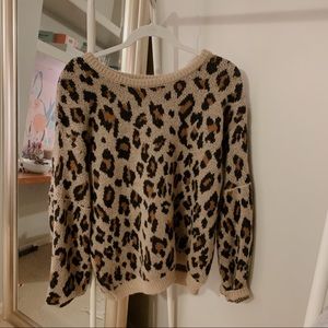 Leopard Print Sweater